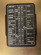 74 Datsun Z S30 Fuse Cover
