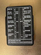 78 Datsun Z S30 Fuse Cover