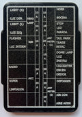 76 Datsun Z S30 Fuse Cover - Australia Only!!