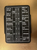 76 Datsun Z S30 Fuse Cover