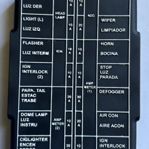 74 Datsun Z S30 3D Printed Fuse Cover